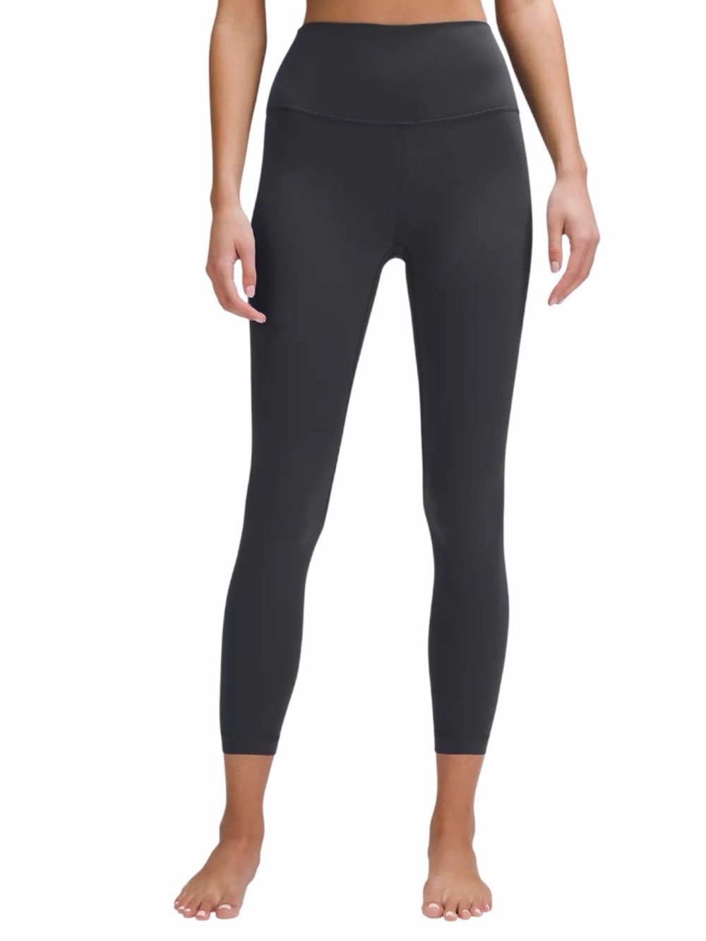 Lululemon Align High-Rise Pant 25” Nulu Leggings Pants Size 6 Graphite Gray - Picture 2 of 6